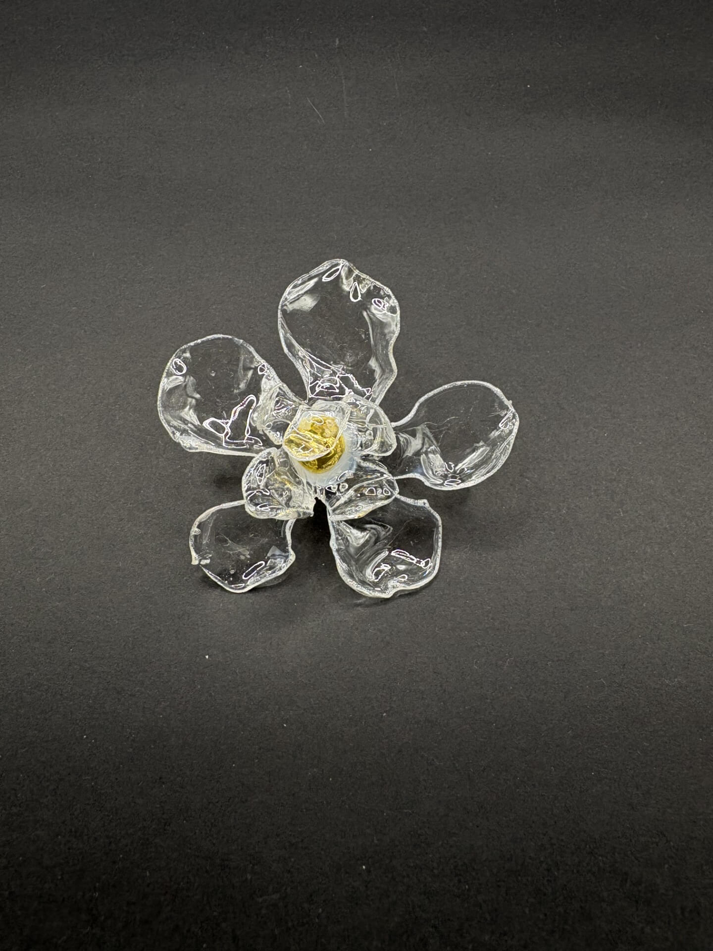 Anillo Caléndula transparente