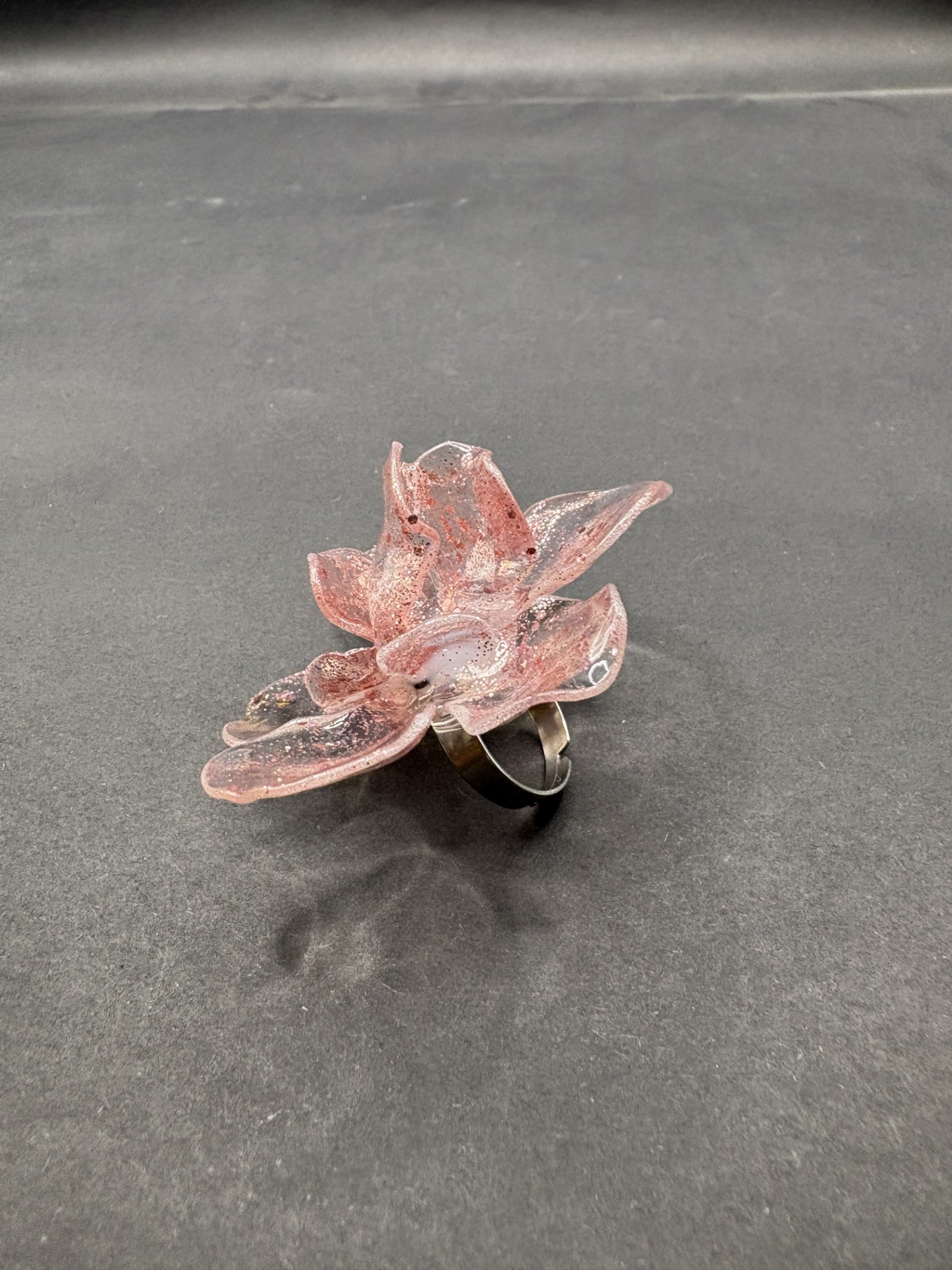 Anillo Glitter Rosa