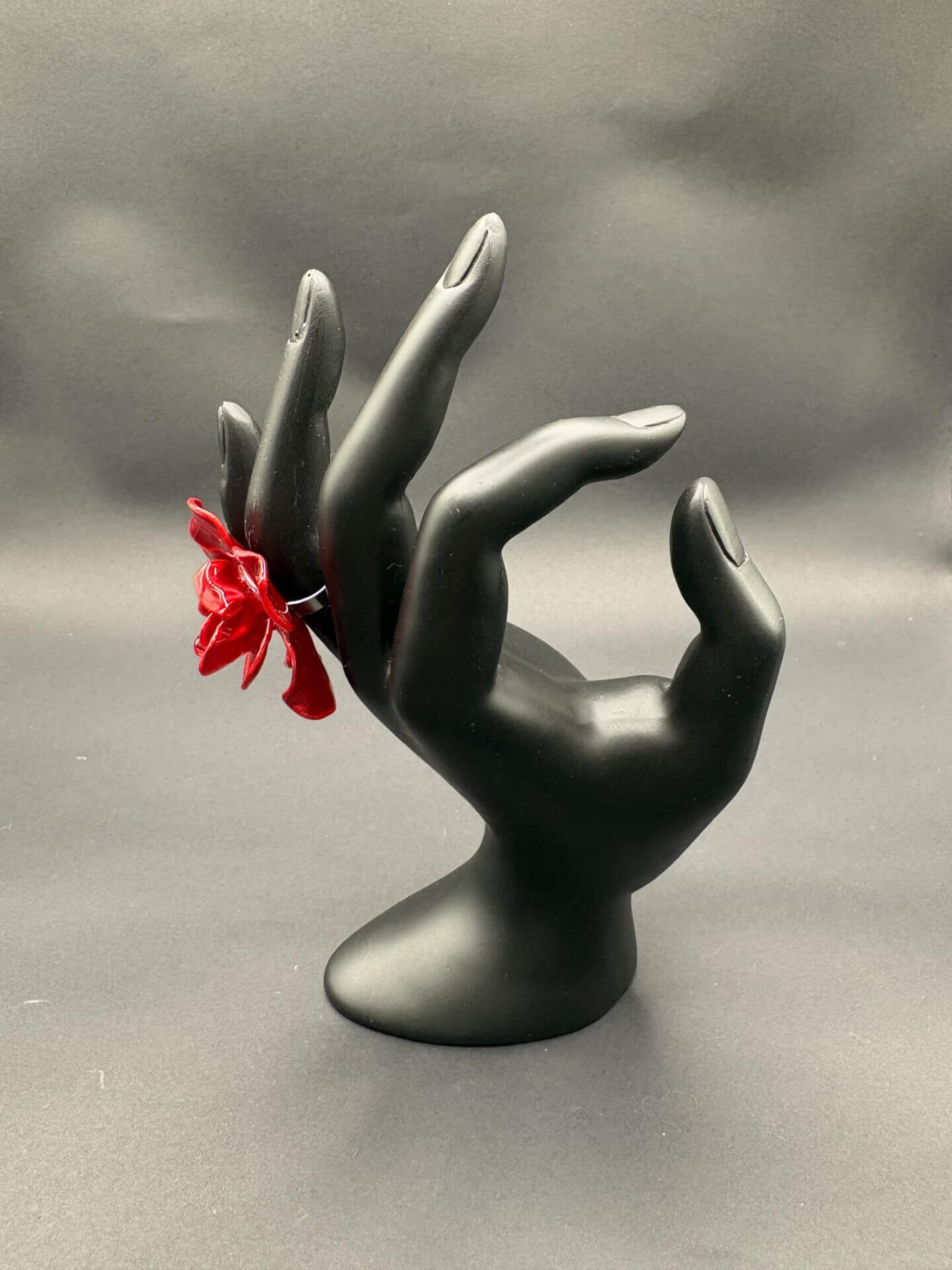 Anillo Magnolia Rojo