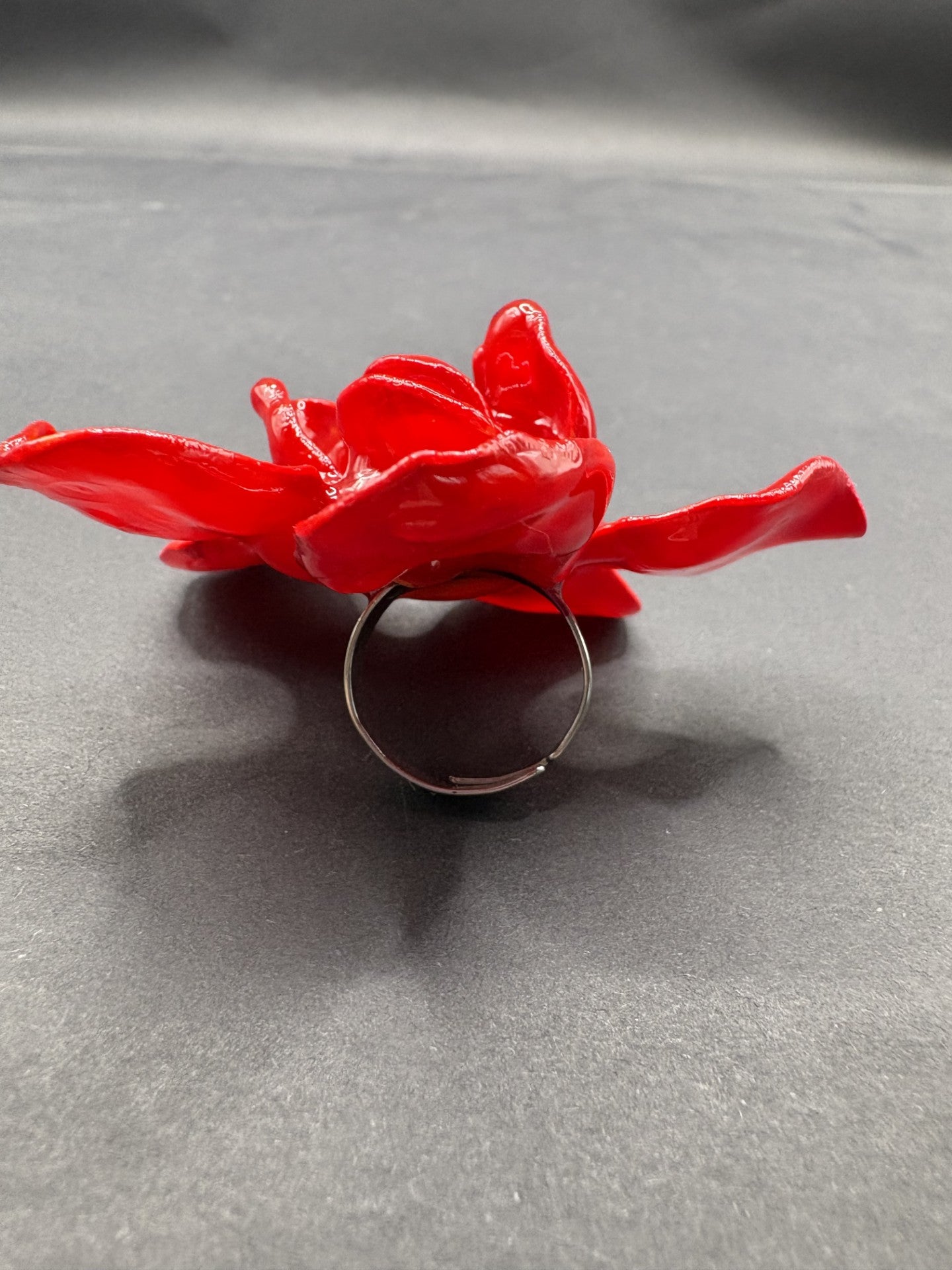Anillo Magnolia Rojo