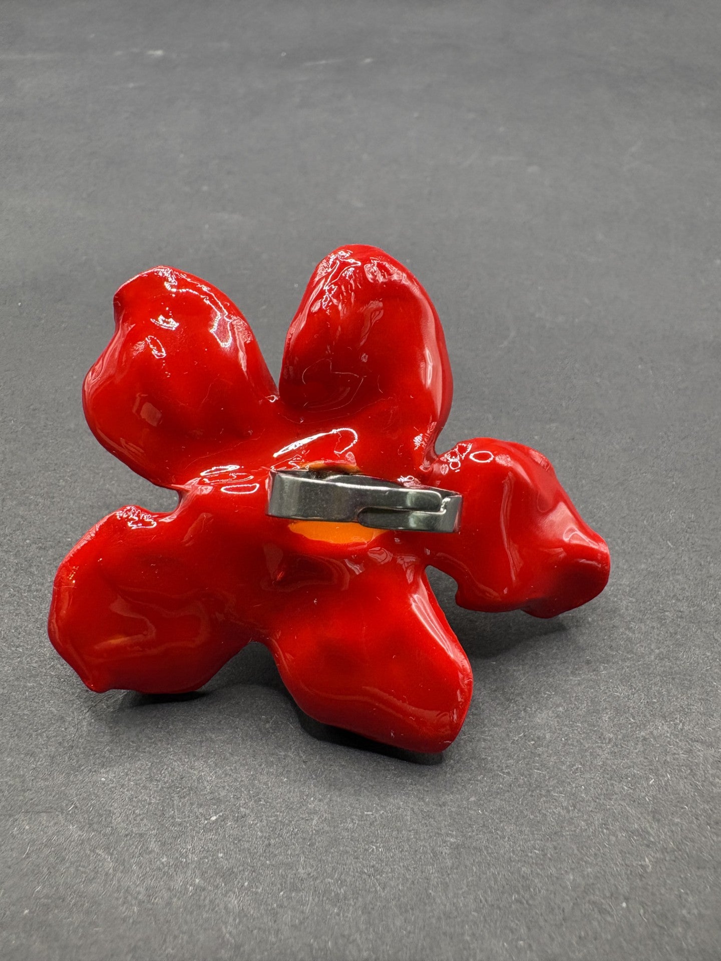 Anillo Magnolia Rojo