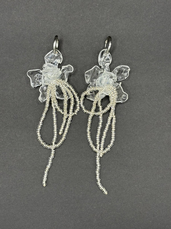 Pendientes Amaranto Transparentes