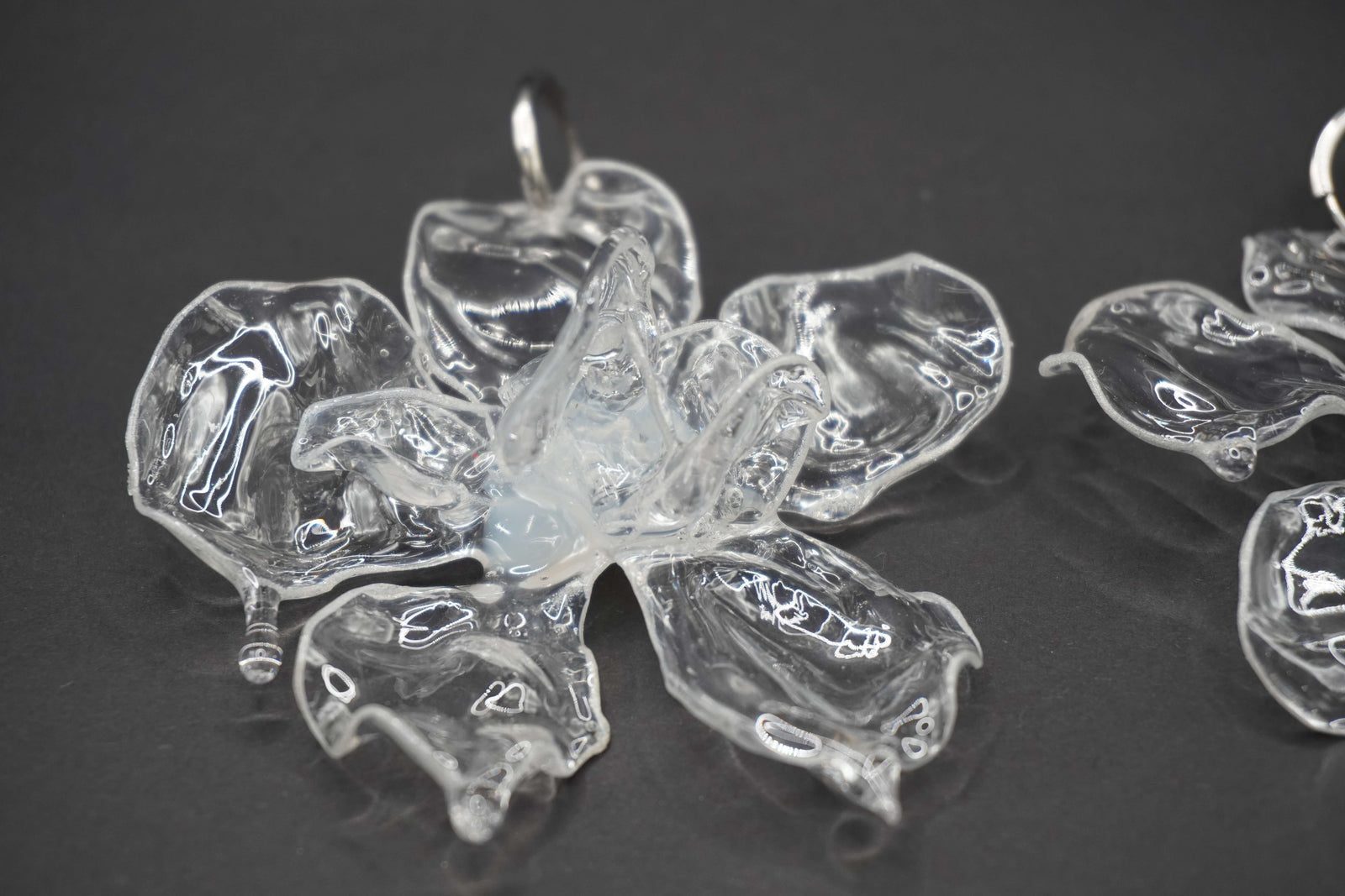 Pendientes XL transparente
